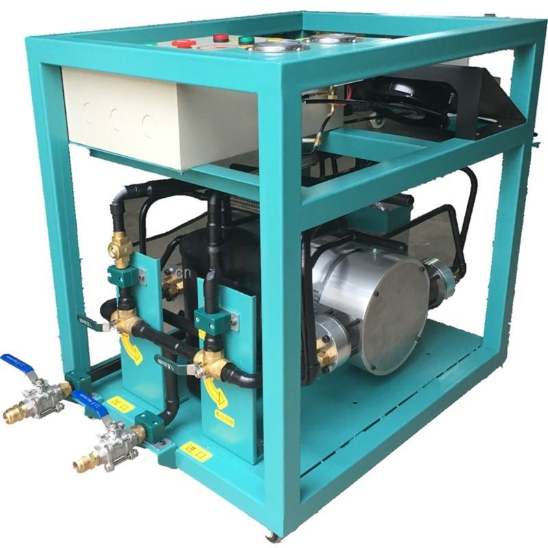 Low Pressure Chiller Maintenance R123 R245fa R514a Refrigerant Recovery Vacuum Charging Machine For Sale