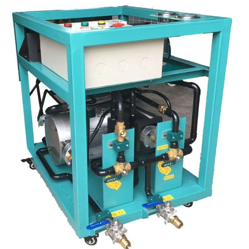 Low Pressure Chiller Maintenance R123 R245fa R514a Refrigerant Recovery Vacuum Charging Machine For Sale