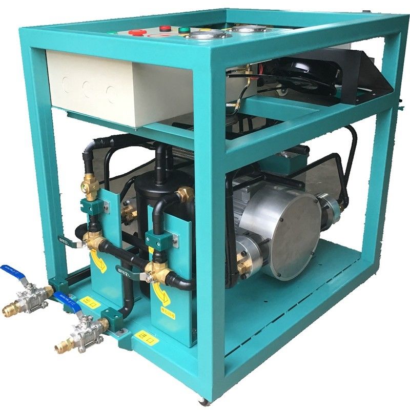 5HP Low Pressure Chiller Maintenance Refrigerant Recovery Machine Freon Gas Charging Machine For R11 R123 Refrigerant