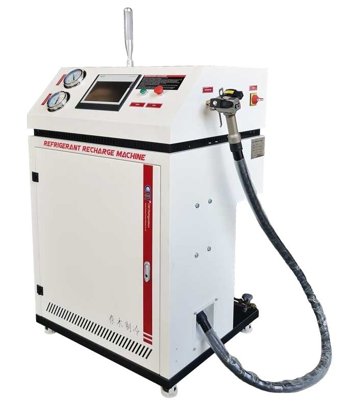 R600a Freon R134a R22 R410a R404a R406a R22 R407c Freon Gas Filling Equipment Gas Charging Filling Machine For Assembly Line