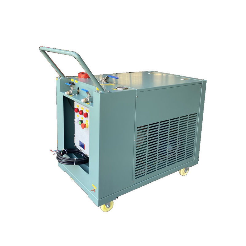 R32 R600 ATEX Refrigerant Recovery Charging Machine Oil Less As Filling Equipment 4HP Recovery Recycling Machine