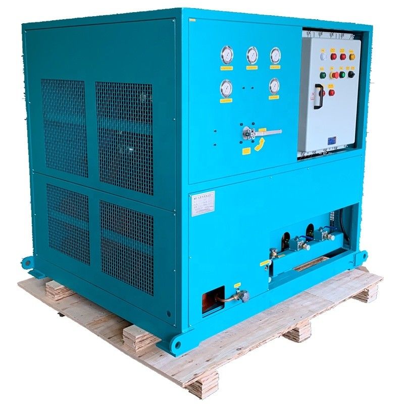 R32 R134a refrigerant vapor recovery charging machine ac charging equipment explosion proof recovery pump