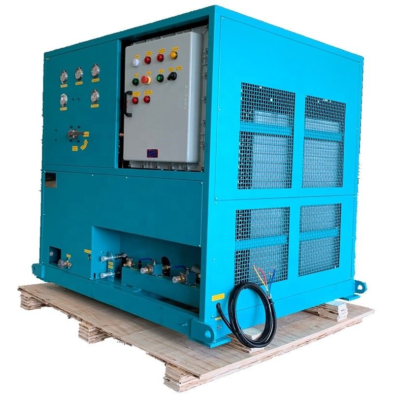 R32 R134a refrigerant vapor recovery charging machine ac charging equipment explosion proof recovery pump