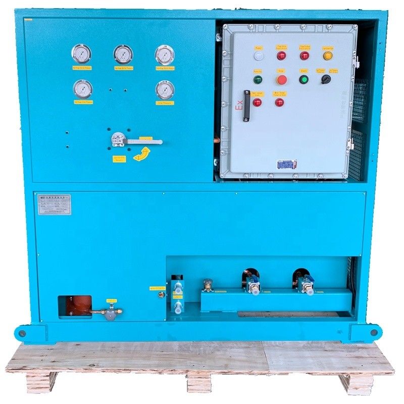 R32 R134a refrigerant vapor recovery charging machine ac charging equipment explosion proof recovery pump