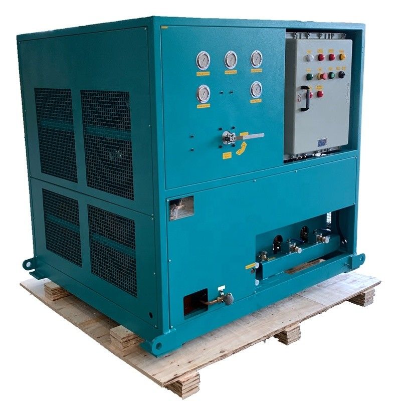 R32 R134a refrigerant vapor recovery charging machine ac charging equipment explosion proof recovery pump