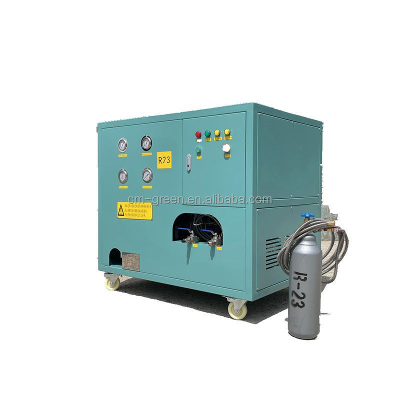 SF6 Refrigerant Recovery Unit Ultra Low Temperature R23 R13 Refrigerant Recovery Machine 2HP Recovery Pump