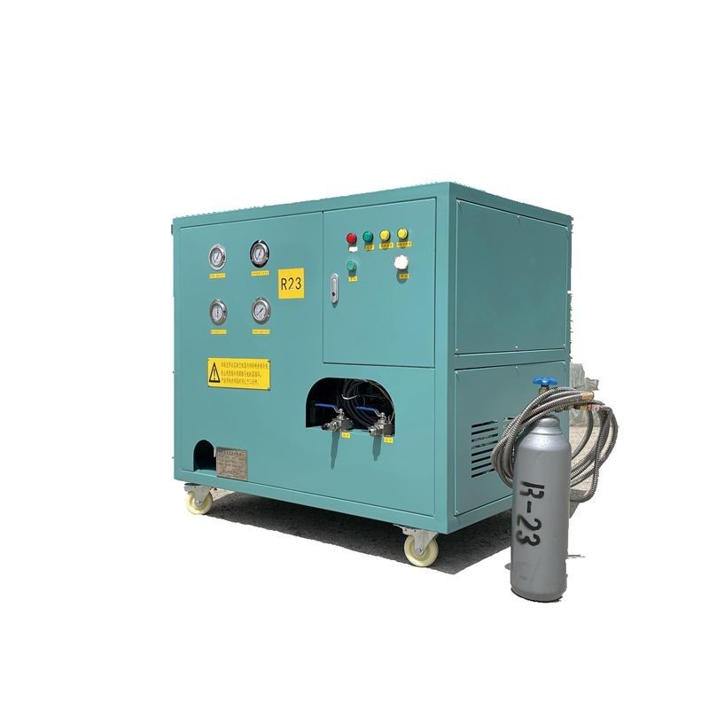 R23 R13 refrigerant recovery machine chiller maintenance high pressure recovery unit SF6 recovery charging station