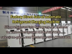 Indústria de bombas de calor R32 R290 Siemens PLC Máquina automática de carregamento de refrigerante CM8600